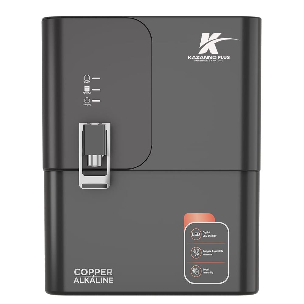 Kazanno Plus Alkaline Water Purifier | BLACK 10 Litres