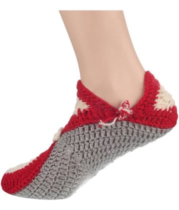 KC Store - Multicolor Woollen Women's Footies ( Pack of 1 )