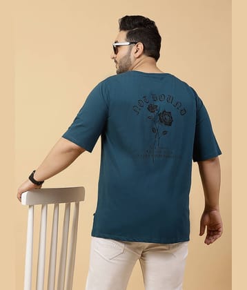 Rigo Pack of 1 Cotton Oversized Fit Men's T-Shirt ( Black )