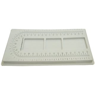 Scorpion Plastic Larger Single Strand Board, Covered In Gray Color Flocking 21 X 8Inches