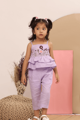 Layered Strappy Top with Pants-6-12 months