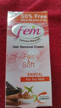 FEM FAIR&SOFT SANDAL HAIR REMOVAL 60G