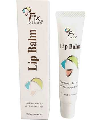 FIXDERMA Lip Balm With Vitamin C & E For Dark Dry & Chapped Lips, 15ml, (Pack of 1)