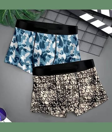 Cavenders Pack of 2 Nylon Trunks For Men's ( Multicolor )