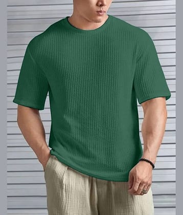 happy khajana Pack of 1 Polyester Regular Fit Men's T-Shirt ( Sky Blue )