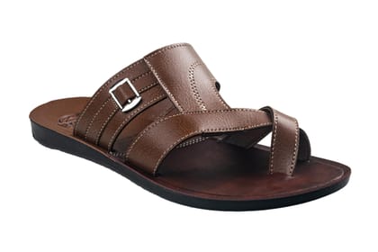 Titas Gents Tan Chappal PU-Tan / 8