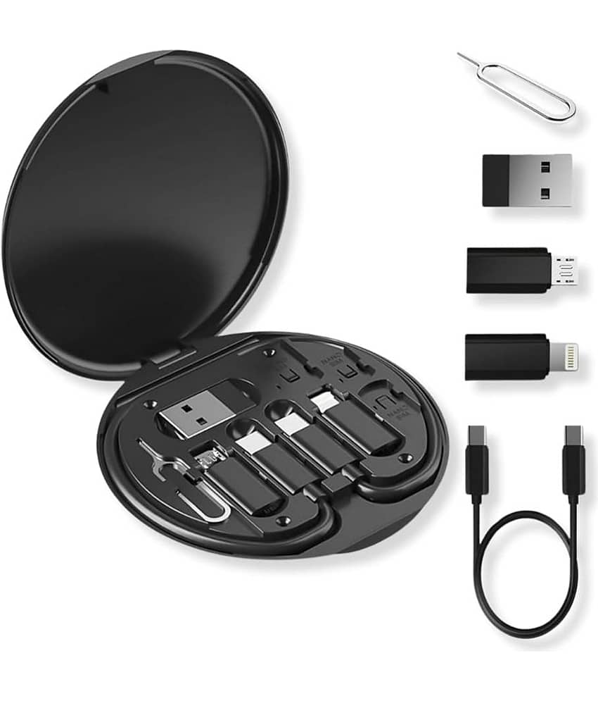 THRIFTKART Card Holder Connectors for Smartphones and Tablets ( Black )