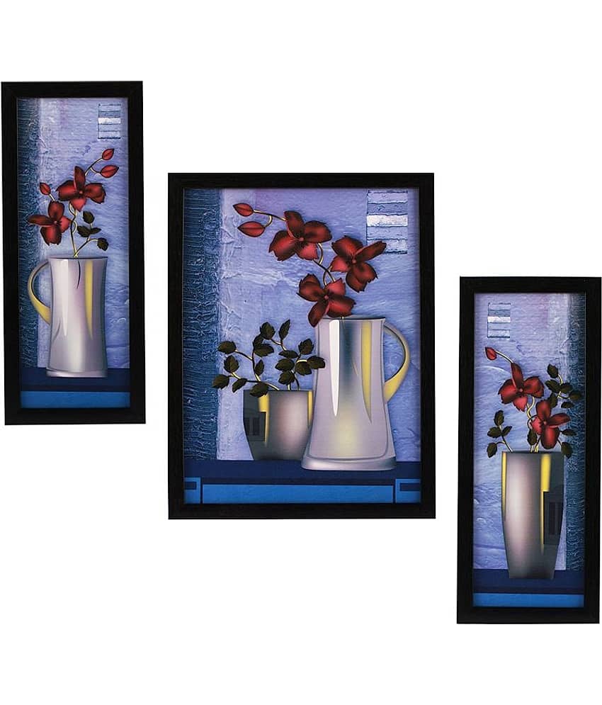 Indianara - Floral Painting With Frame