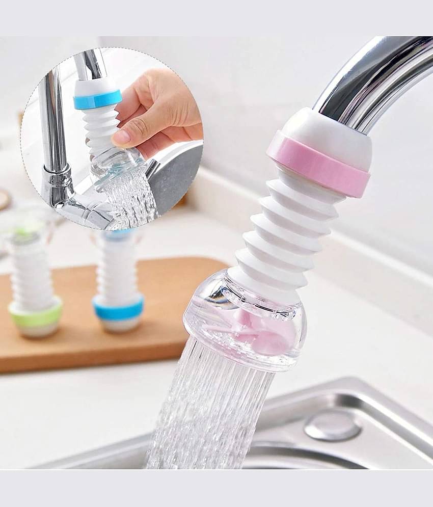 Faucet Water-Saving Filter Shower Head Anti-Splash Stream Tap Sprayer for Kitchen Bathroom Bath Basin Sink-Pack Of 2