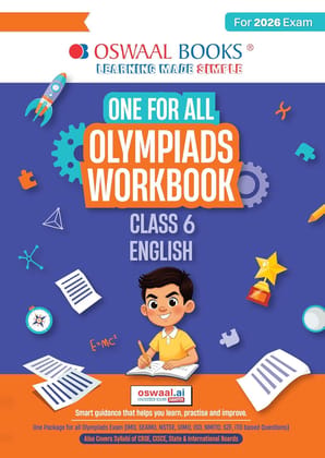 OSWAAL ONE FOR ALL OLYMPIADS WORKBOOK ENGLISH CLASS 6 FOR 2026 EXAMS || NTSE ||| IUMPS || oswolywb6eng [Paperback] [Oct 30, 2024] Arihant