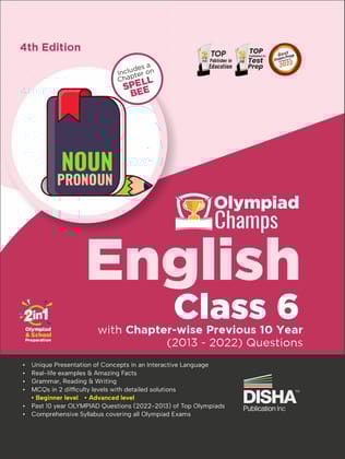 Olympiad Champs English Class 6 with Chapter-wise Previous 10 Year (2013 - 2022) Questions 4th Edition | Complete Prep Guide with Theory, PYQs, Past & Practice Exercise