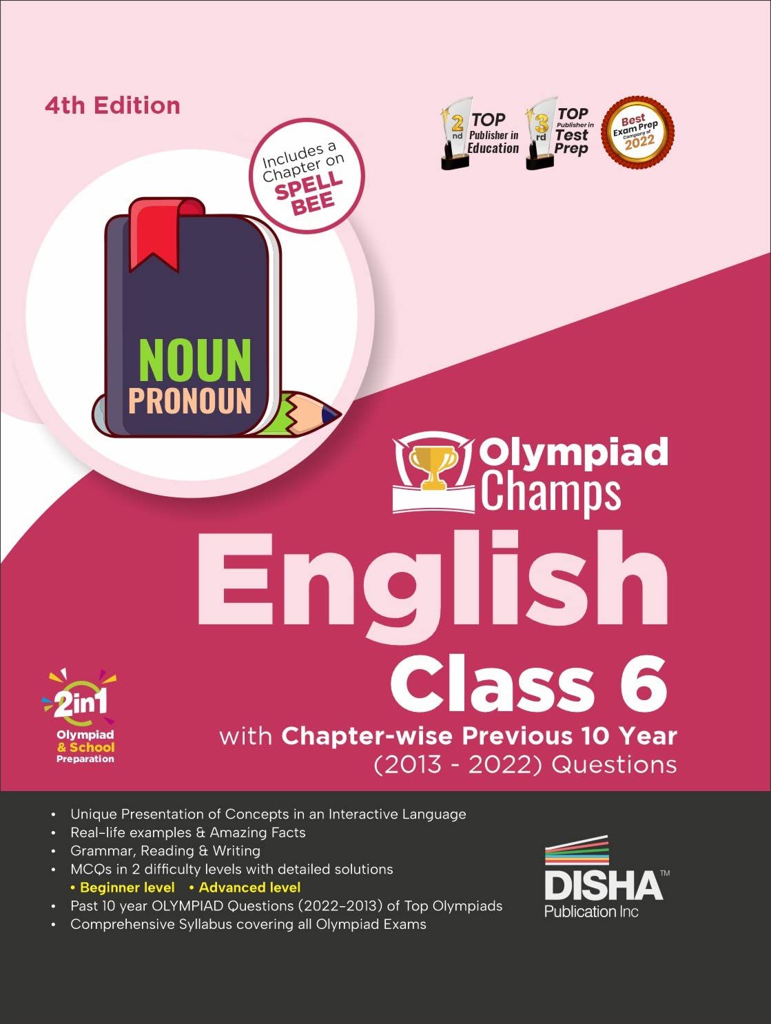 Olympiad Champs English Class 6 with Chapter-wise Previous 10 Year (2013 - 2022) Questions 4th Edition | Complete Prep Guide with Theory, PYQs, Past & Practice Exercise