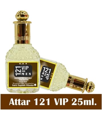 INDRA SUGANDH BHANDAR - 121 VIP For Men 24 Hours Long Lasting Attar For Men & Women 25ml Pack Of 1