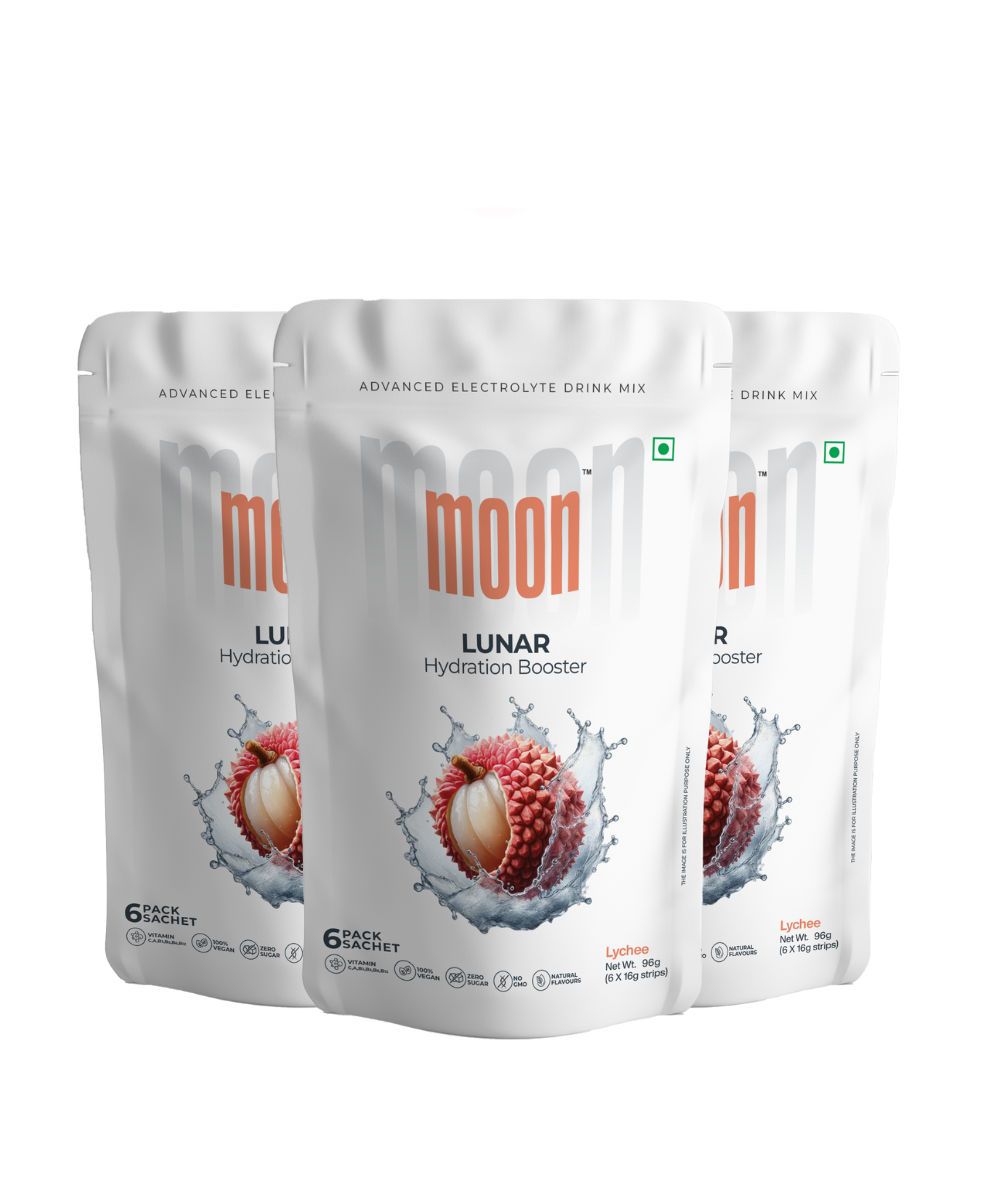 Moon Lunar Lychee Hydration, 96 gm - Pack of 3