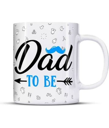 ZYOZI® Dad to Be Printed Coffee Mug | Dad to Be Coffee Mug for Baby Shower Party | Gifts for Dad | Perfect Gifts for Family Member (Dad to Be)