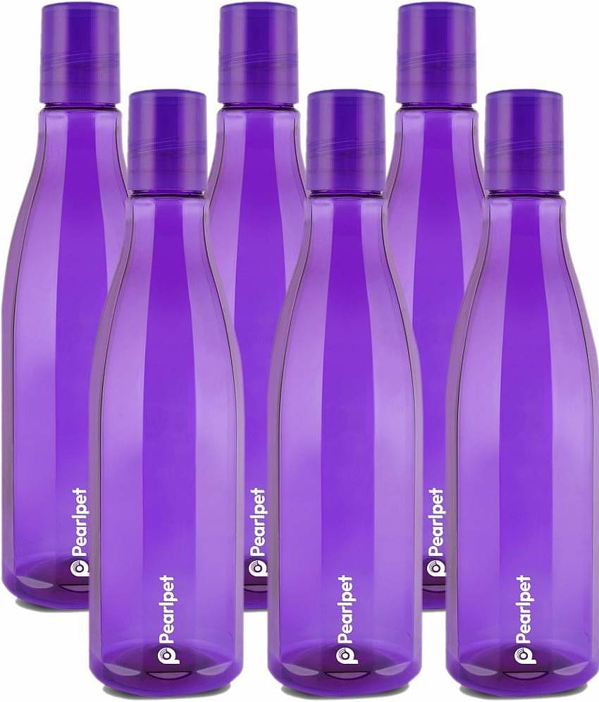 PearlPet - Olive Green Fridge Water Bottle ( Pack of 6 )