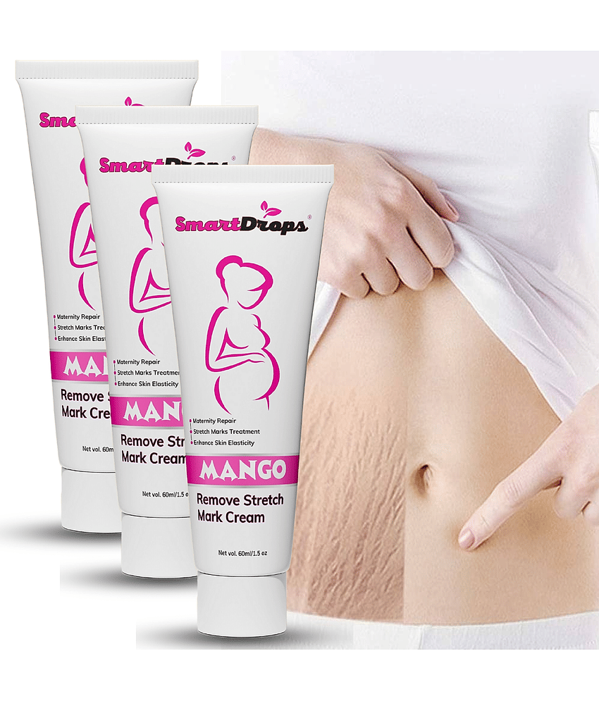 Smartdrops Skin smoothening Cream Fruity ( 180 mL ) Pack of 3