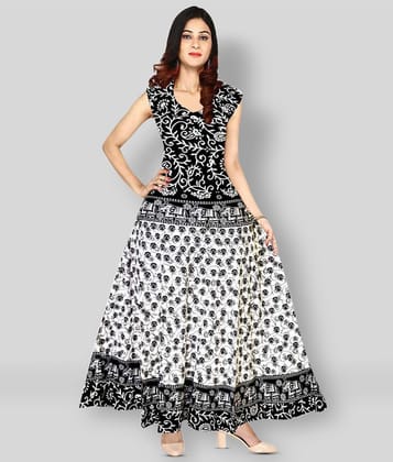 Frionkandy - Multicolor Cotton Blend Womens A- line Dress ( Pack of 1 ) - XL