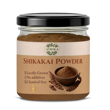 Atrika Shikakai Powder 150g | Natural Hair Cleanser | Herbal Powder for Hair Growth, Dandruff & Shine Atrika Shikakai Powder 150g | Natural Hair Cleanser | Herbal Powder for Hair Growth, Dandruff & Shine
