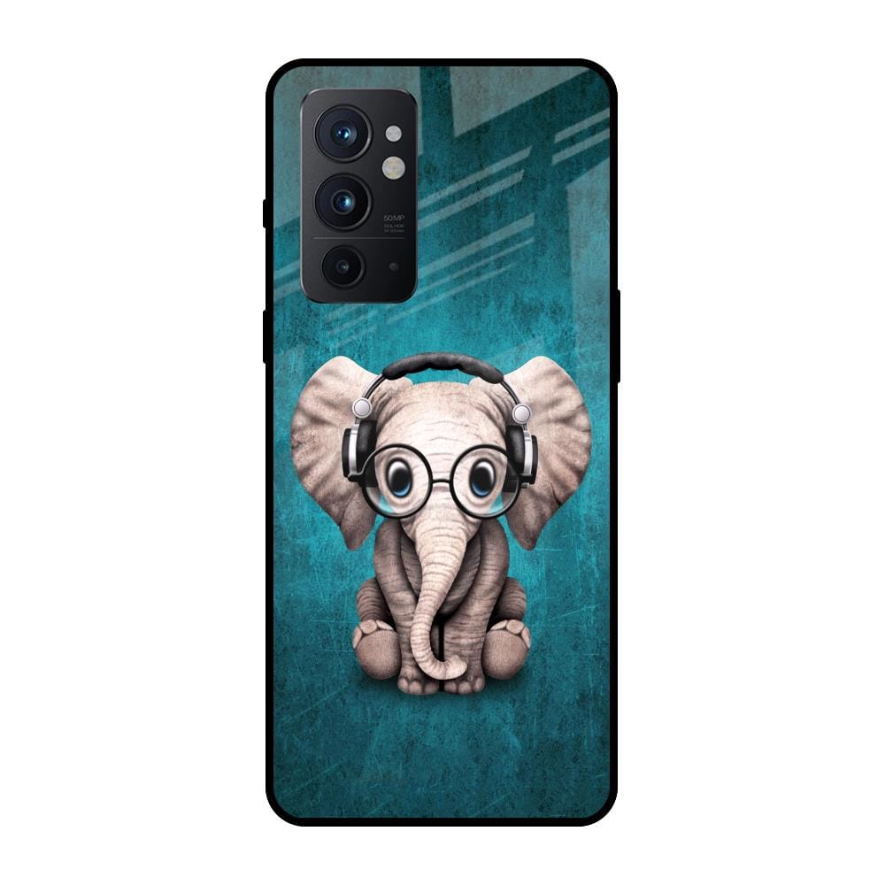 Adorable Baby Elephant Glass Case For OnePlus 9RT
