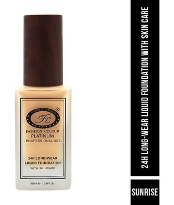 Fashion Colour - Deep Brown Liquid Matte Foundation 30 gm