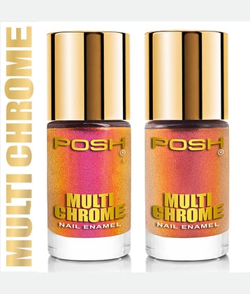 Posh Nail Polish Multi Multichrome Pack of 2 18 mL