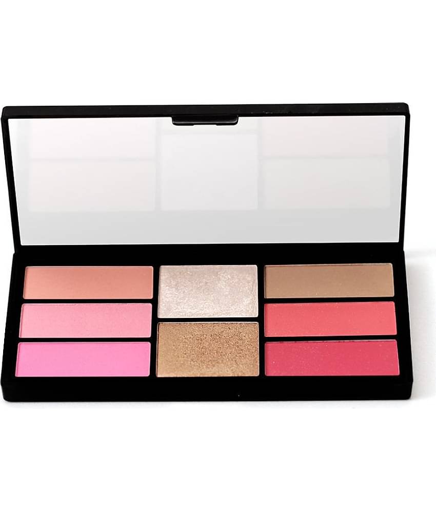 Swiss Beauty Pro Blush & Highlighter Palette (Shade-4), 18gm