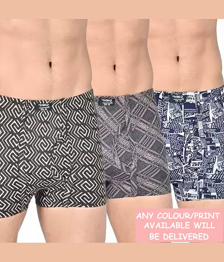 CAVENDRES Pack of 3 Boys Modal Trunks ( Multicolor )