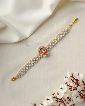 Gold Polish Silver Bracelet CHB1160 (Single)