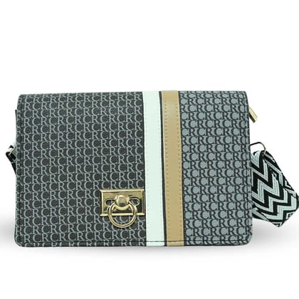 Stylish Sling Bag for Women and Girls Ideal for Travel Shopping and College Crossbody Sling Bag (Black)