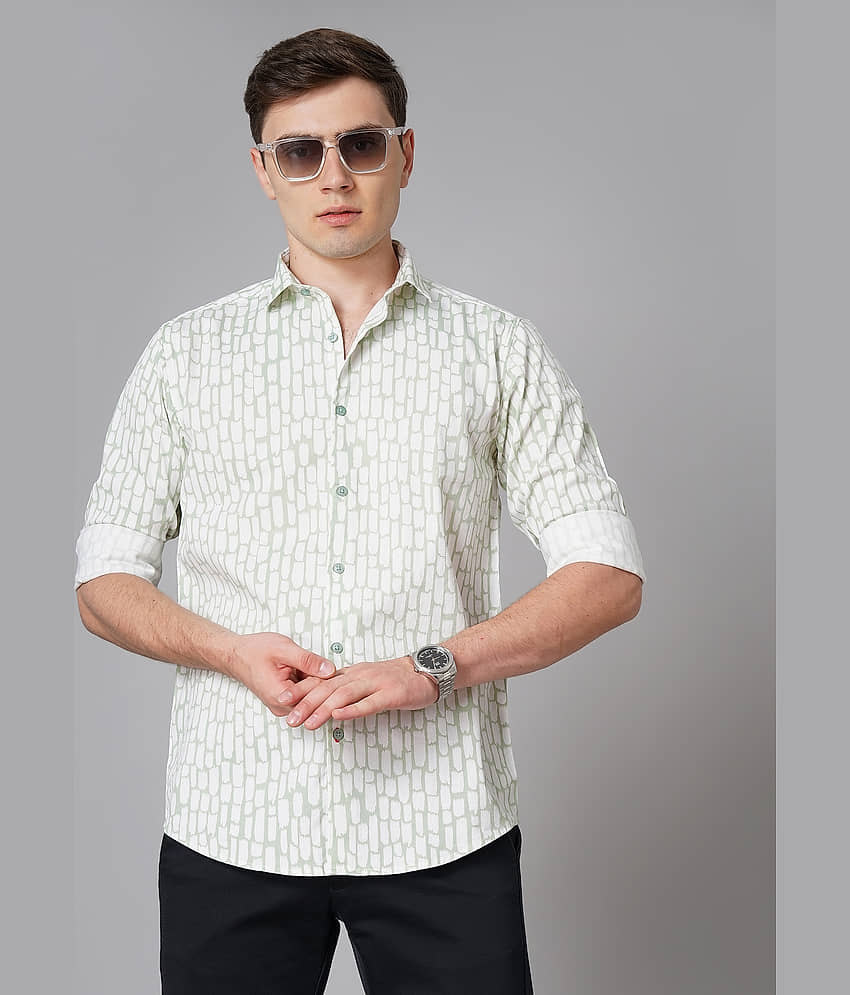 Paul Street - Blue 100% Cotton Slim Fit Men's Casual Shirt ( Pack of 1 )