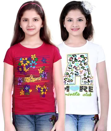 Sini Mini Pack of 2 Girls 100% Cotton Combos ( Blue )