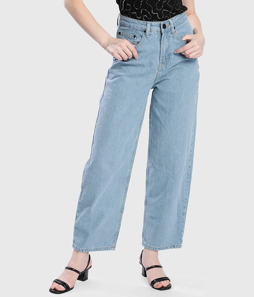Bene Kleed - Blue Cotton Relaxed Fit Women's Jeans ( Pack of 1 )