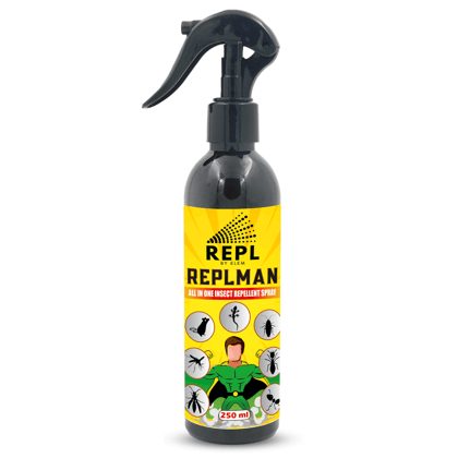 Repl™ All-In-One Pest Repellent Spray-Replman: Anti Rat, Lizard, Mosquito for Home and Car, Child & Pet Safe