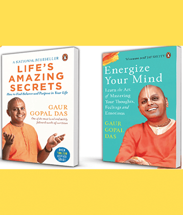 Life's Amazing Secrets + Energize Your Mind - Combo of 2 Books by Gaur Gopal Das