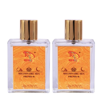Red Vocal Millionaire Men Premium Eau De Parfum 100ml Buy 1 Get 1 Free