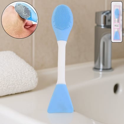 2-in-1 Silicone Face Scrubber (1 Pc)