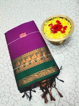 kalyani Pure cotton style saree