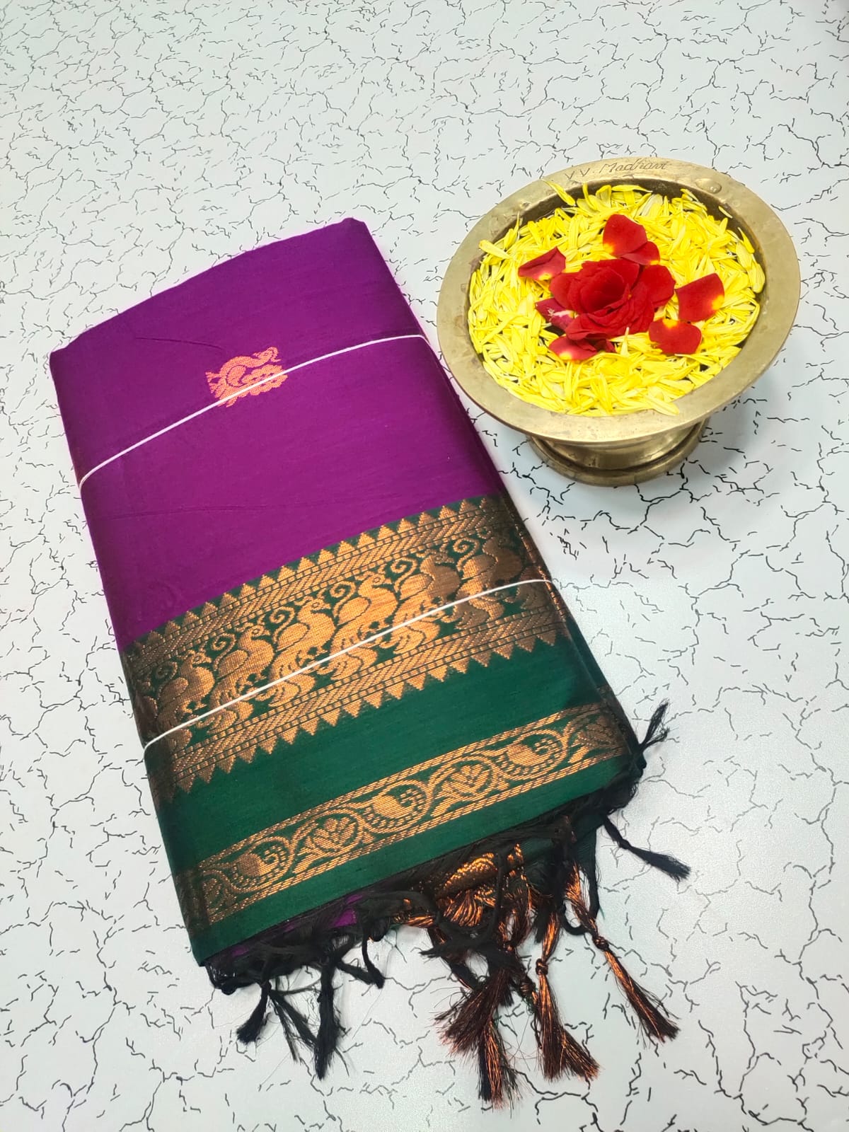 kalyani Pure cotton style saree
