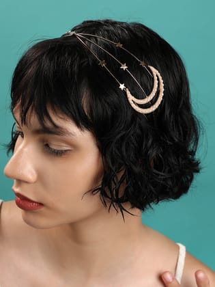 Gold Color Hairband-Hair Accessory