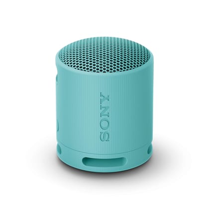 Sony SRS-XB100 Wireless Bluetooth Portable Lightweight Super-Compact Travel Speaker, Extra-Durable IP67 Waterproof & Dustproof, 16 Hrs Batt, Versatile Strap, Extra Bass & Hands-Free Calling-Blue Sony SRS-XB100 Wireless Bluetooth Portable Lightweight Supe