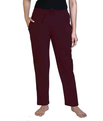 Whyme Fashion Navy Cotton Regular Women's Casual Pants ( Pack of 1 )