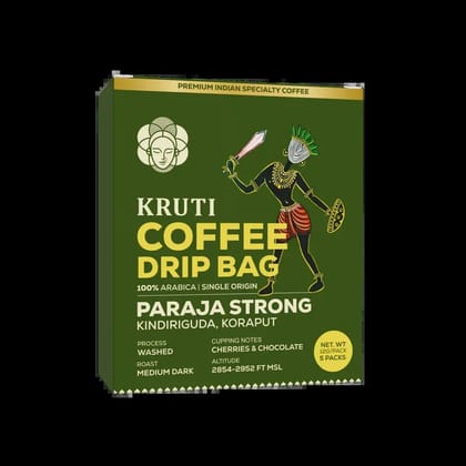 Paraja Strong Coffee Drip Bags 5 Pack