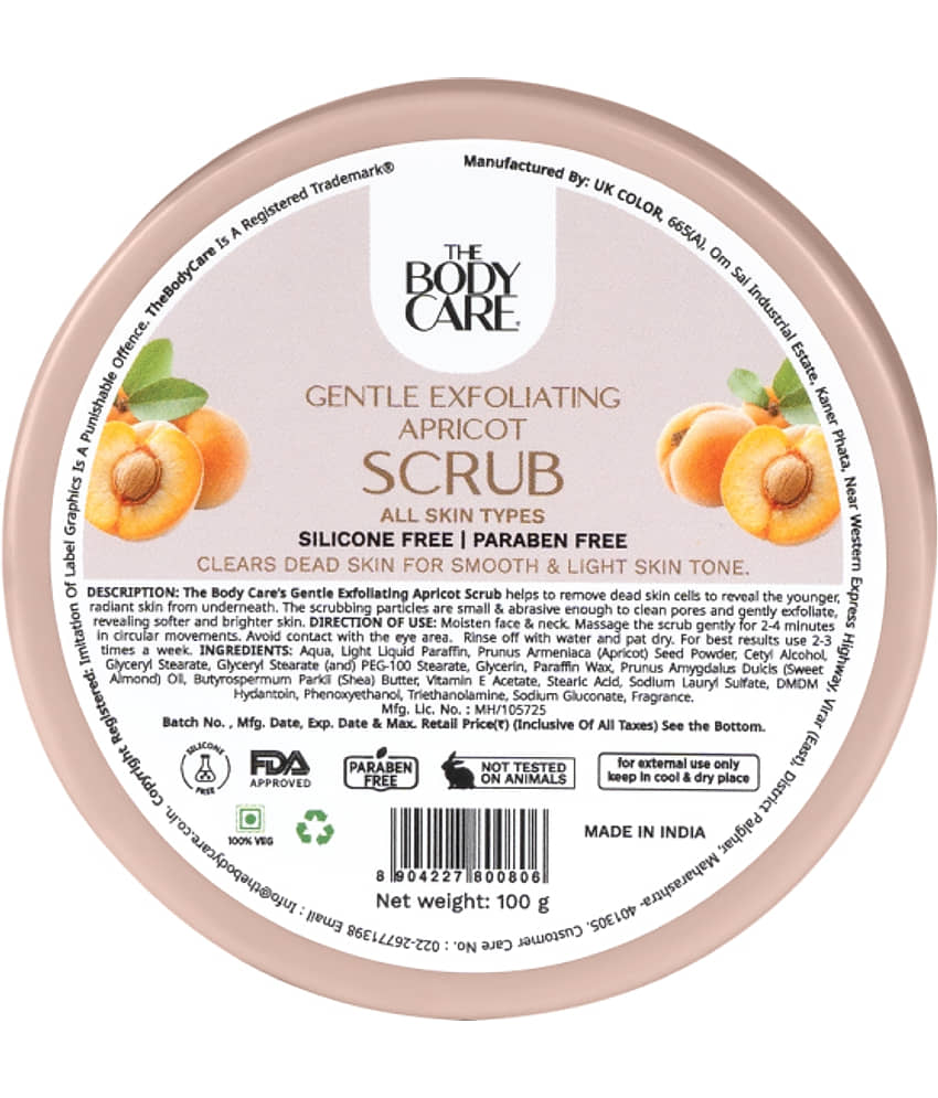 The Body Care Gentle Exfoliating Apricot Facial Scrub ( 100g)