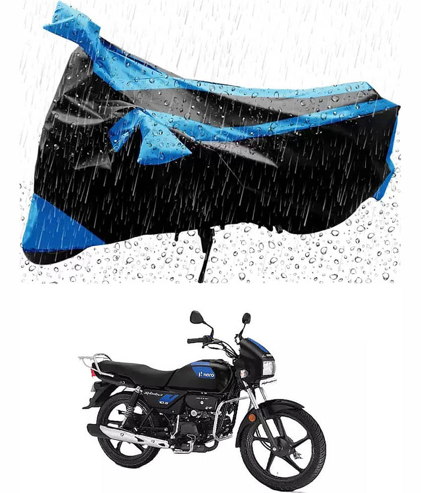 JVG Bike Body Cover for Hero Splendor Plus ( Pack of 1 ) , Blue