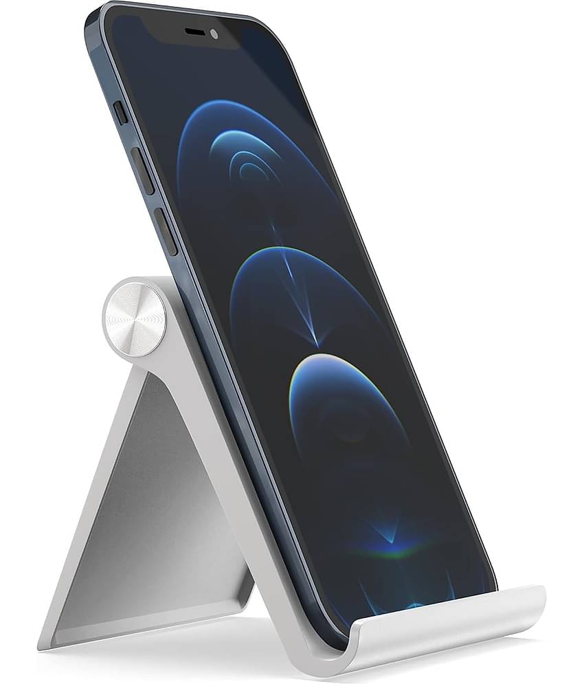 Elv Foldable Mobile Holder for Smartphones and Tablets ( White )