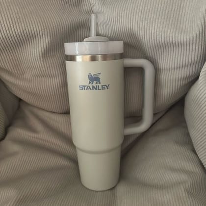 Luxury Branded Stainless Steel Vacuum Insulated Tumbler With Lid & Straw-Gray