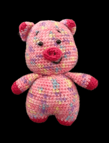 Lovley Piglet Stuffed Crochet Toy