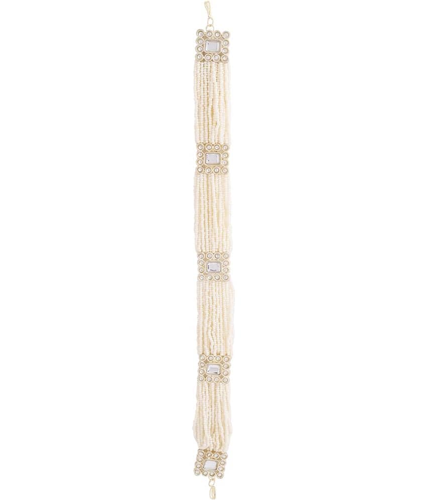 VIRAASI - White Hair Accessories ( Pack of 1 )