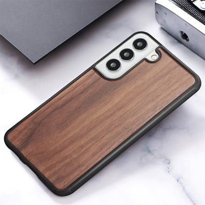 Real Natural Walnut Wood Premium Case-Samsung Galaxy S22 Plus